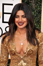 PRIYANKA CHOPRA at 74th Annual Golden Globe Awards in Beverly Hills 01/08/2017