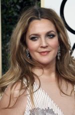 DREW BARRYMORE at 74th Annual Golden Globe Awards in Beverly Hills 01/08/2017