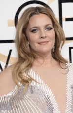 DREW BARRYMORE at 74th Annual Golden Globe Awards in Beverly Hills 01/08/2017