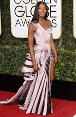NAOMI CAMPBELL at 74th Annual Golden Globe Awards in Beverly Hills 01/08/2017