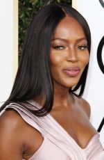 NAOMI CAMPBELL at 74th Annual Golden Globe Awards in Beverly Hills 01/08/2017