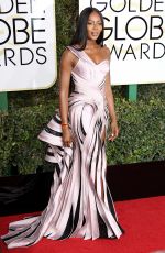 NAOMI CAMPBELL at 74th Annual Golden Globe Awards in Beverly Hills 01/08/2017