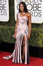 NAOMI CAMPBELL at 74th Annual Golden Globe Awards in Beverly Hills 01/08/2017