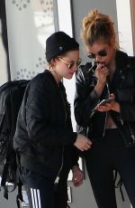 KRISTEN STEWART and STELLA MAXWELL Out and About in Hollywood 01/28/2017