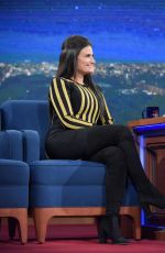 IDINA MENZEL at Late Show with Stephen Colbert 01/18/2017