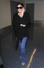 IDINA MENZEL at LAX Airport in Los Angeles 01/17/2017