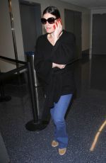 IDINA MENZEL at LAX Airport in Los Angeles 01/17/2017