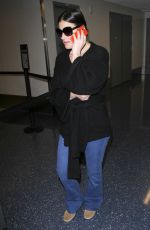 IDINA MENZEL at LAX Airport in Los Angeles 01/17/2017