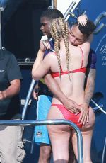 IGGY AZALEA in Bikini at a Yacht in Cabo San Lucas 01/22/2017