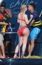 IGGY AZALEA in Bikini at a Yacht in Cabo San Lucas 01/22/2017