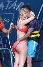 IGGY AZALEA in Bikini at a Yacht in Cabo San Lucas 01/22/2017