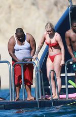 IGGY AZALEA in Bikini at a Yacht in Cabo San Lucas 01/22/2017