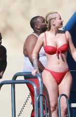 IGGY AZALEA in Bikini at a Yacht in Cabo San Lucas 01/22/2017