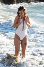 IMOGEN TOWNLEY in Swimsuit at a Beach in Spain 01/13/2017