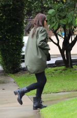 IRINA SHAYK Arrives at a Doctor