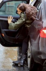 IRINA SHAYK Arrives at a Doctor