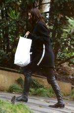 IRINA SHAYK Arrives at Andy LeCompte Salon in Beverly Hills 01/05/2017