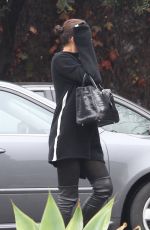 IRINA SHAYK Arrives at Andy LeCompte Salon in Beverly Hills 01/05/2017