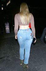 ISKRA LAWRENCE Night Out in Los Angeles 01/17/2017