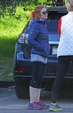 ISLA FISHER Out at Fryman Canyon Park in Los Angeles 01/30/2017