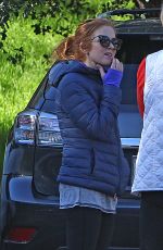 ISLA FISHER Out at Fryman Canyon Park in Los Angeles 01/30/2017