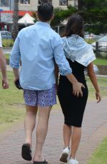 JACQUELINE MACINNES WOOD Out with Her Boyfriend in Bondi Beach 12/22/2016