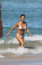 JADA PINKETT SMITH in Bikini at a Beach in Hawaii 01/03/2017