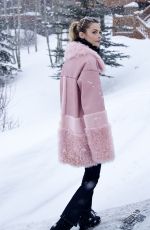 JAIME KING Outside Her Wanderluxxe Home in Park City 01/23/2017