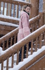 JAIME KING Outside Her Wanderluxxe Home in Park City 01/23/2017