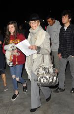 JANE FONDA Arrives at Staples Center in Los Angeles 12/25/2016