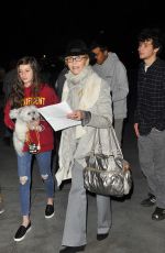 JANE FONDA Arrives at Staples Center in Los Angeles 12/25/2016