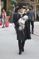 JANE FONDA Out Shopping in West Hollywood 12/24/2016