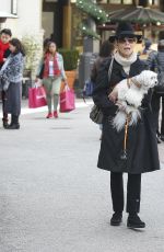 JANE FONDA Out Shopping in West Hollywood 12/24/2016