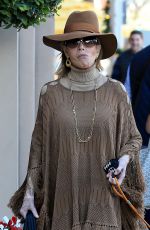 JANE FONDA Out with Her Dog in Beverly Hills 12/29/2016