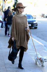 JANE FONDA Out with Her Dog in Beverly Hills 12/29/2016