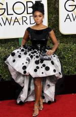 JANELLE MONAE at 74th Annual Golden Globe Awards in Beverly Hills 01/08/2017