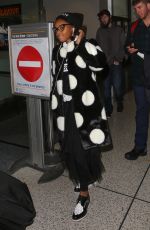 JANELLE MONAE at Los Angeles International Airport 01/02/2017