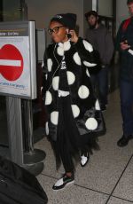 JANELLE MONAE at Los Angeles International Airport 01/02/2017