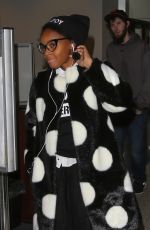JANELLE MONAE at Los Angeles International Airport 01/02/2017