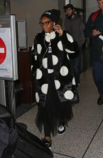 JANELLE MONAE at Los Angeles International Airport 01/02/2017