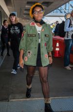 JANELLE MONAE at Los Angeles International Airport 01/28/2017