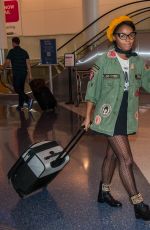 JANELLE MONAE at Los Angeles International Airport 01/28/2017