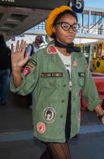 JANELLE MONAE at Los Angeles International Airport 01/28/2017