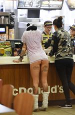 JEMMA LUCY at McDonalds in Manchester 01/01/2017