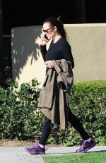 JENNIFER GARNER After Her Workout in Los Angeles 01/17/2017