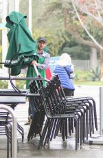 JENNIFER GARNER Out on a Rainy Day in Brentwood 01/10/2017