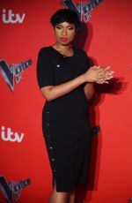 JENNIFER HUDSON at Voice UK Press Launch at Millbank Tower in London 01/04/2017
