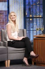 JENNIFER LAWRENCE at Late Night with Seth Meyers New Year