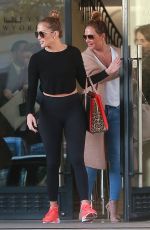 JENNIFER LOPEZ and LEAH REMINI Shopping at Barneys New York in Beverly Hills 01/06/2017