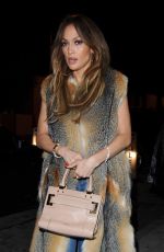 JENNIFER LOPEZ Arrives at Catch LA in West Hollywood 01/17/2017
